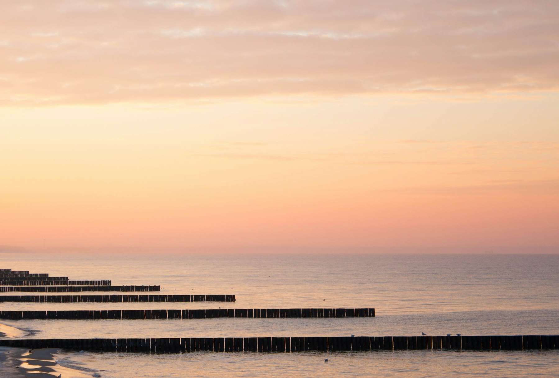 Abendstimmung über der Ostsee bei Grömitz